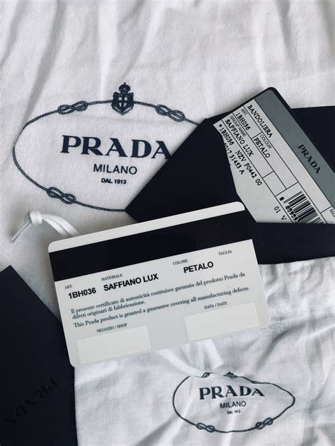 certificado autenticidad prada|prada authentication.